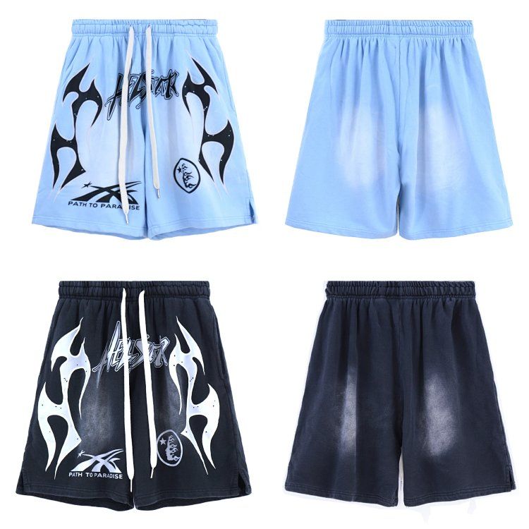 Hellstar&Studiosshortsinsports washed split shorts