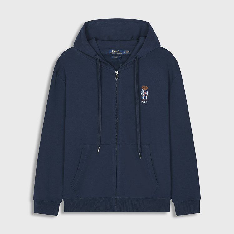 Horse Label Ralph Lauren Sweatshirt Embroidered Bear Casual Hooded Cotton Sweatshirt Shipping