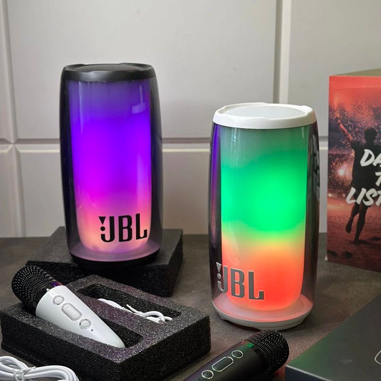 JBL Pulse Speakers Purple Green