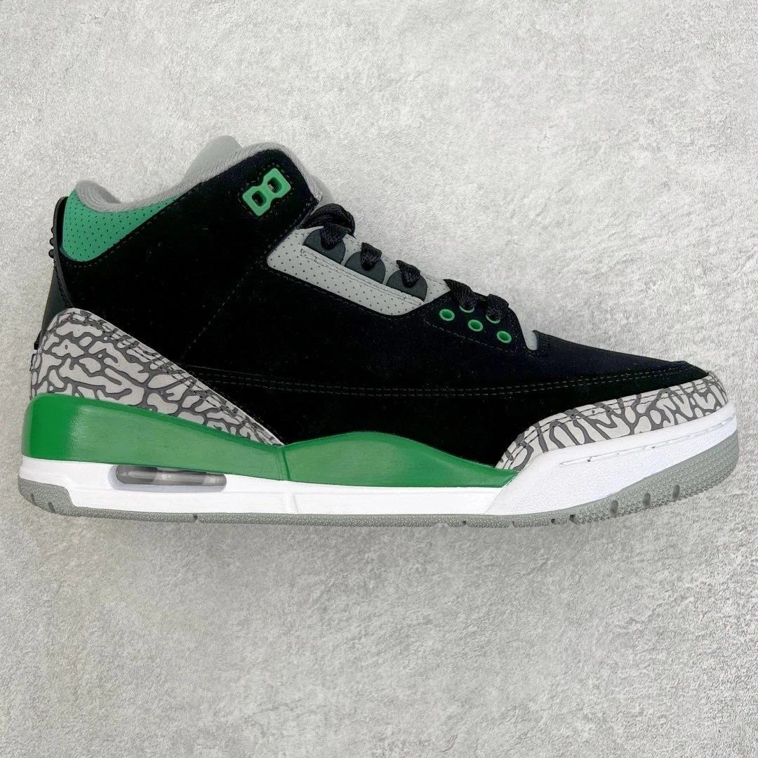 Jordan Air Jordan 3 Retro Black Green Shoes