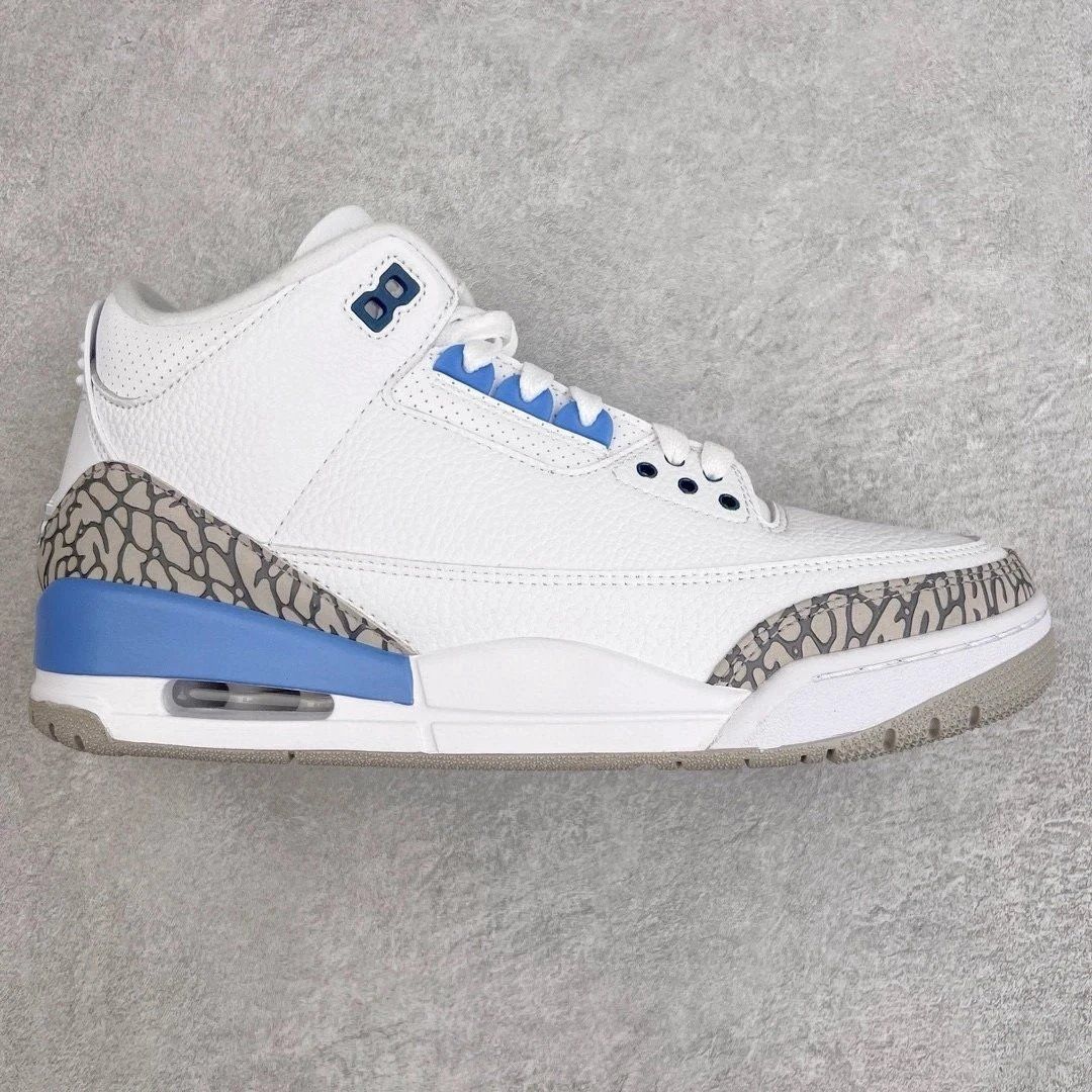 Jordan Air Jordan 3 Retro White Blue Shoes