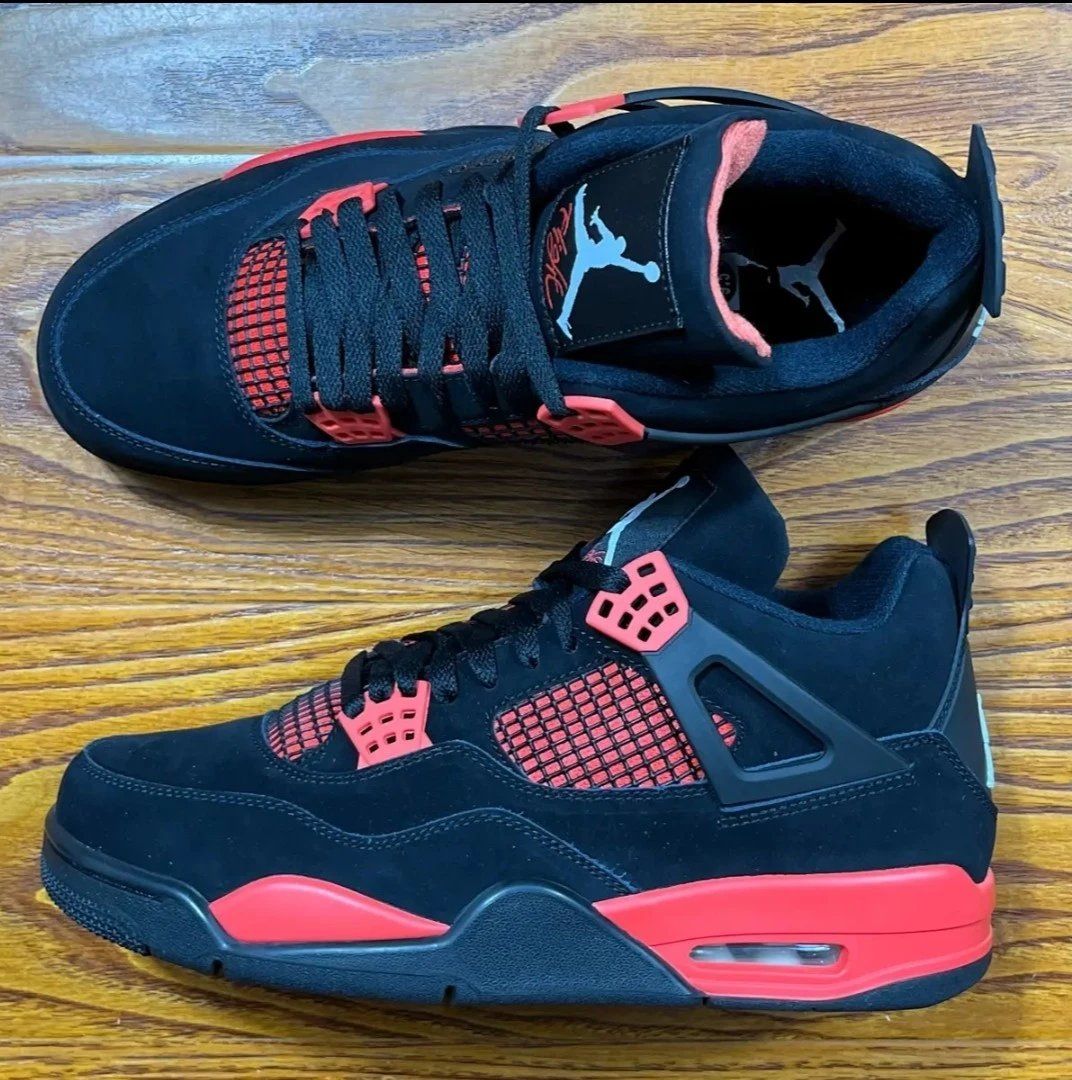 Jordan Air Jordan 4 Retro Black Coral Shoes