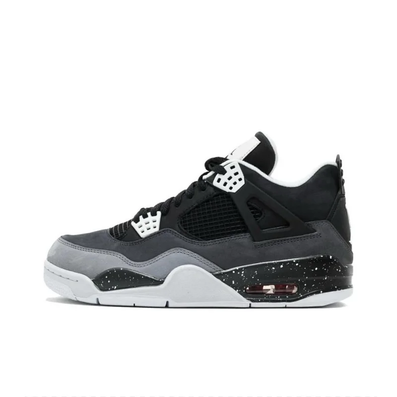 Jordan Air Jordan 4 Retro Black Grey Shoes