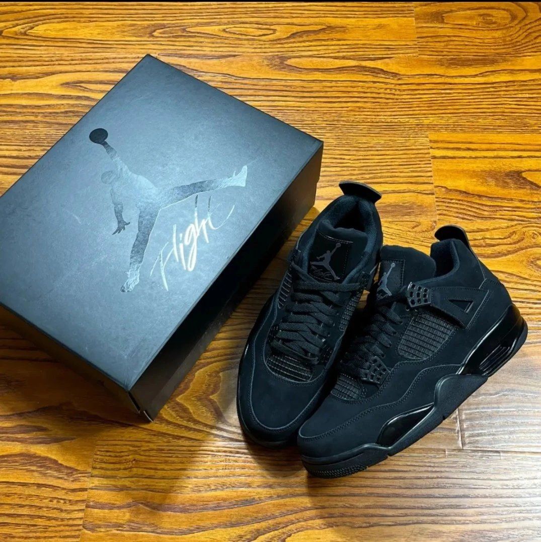 Jordan Air Jordan 4 Retro Black Shoes