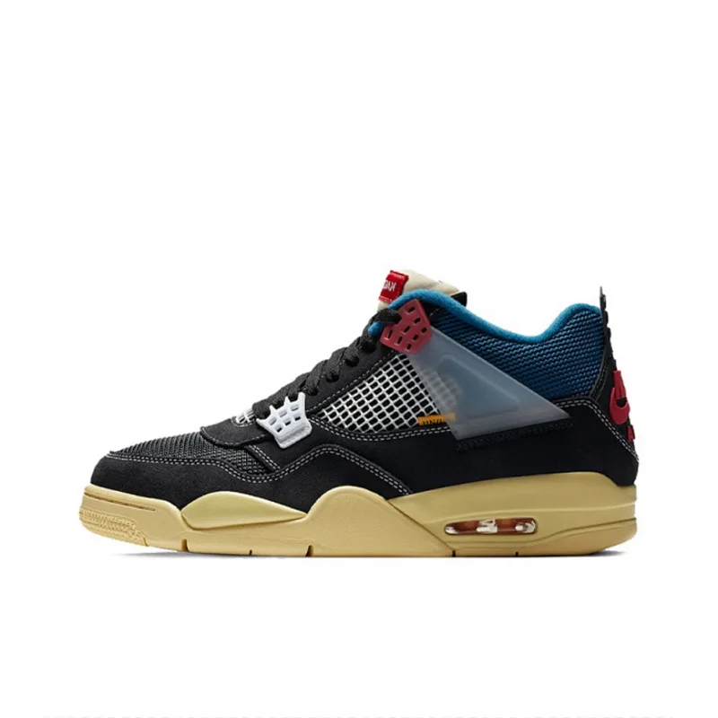 Jordan Air Jordan 4 Retro Black Yellow Shoes