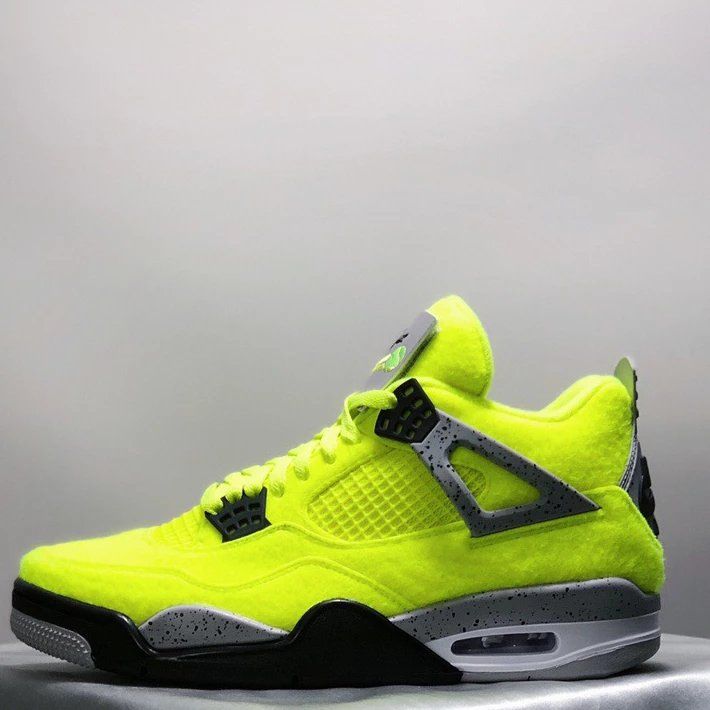Jordan Air Jordan 4 Retro Neon Yellow Shoes