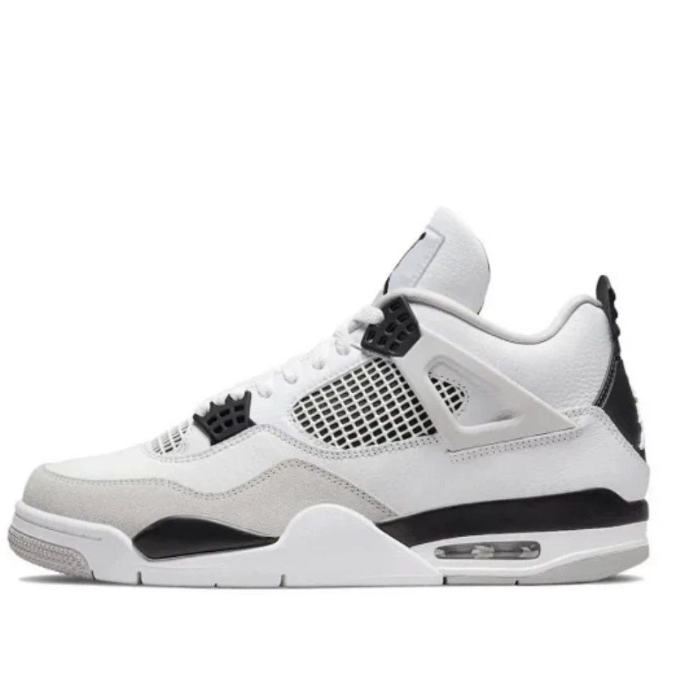 Jordan Air Jordan 4 Retro White Black Shoes