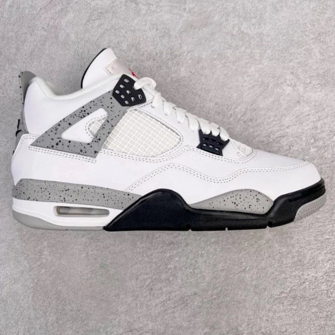 Jordan Air Jordan 4 Retro White Grey Shoes