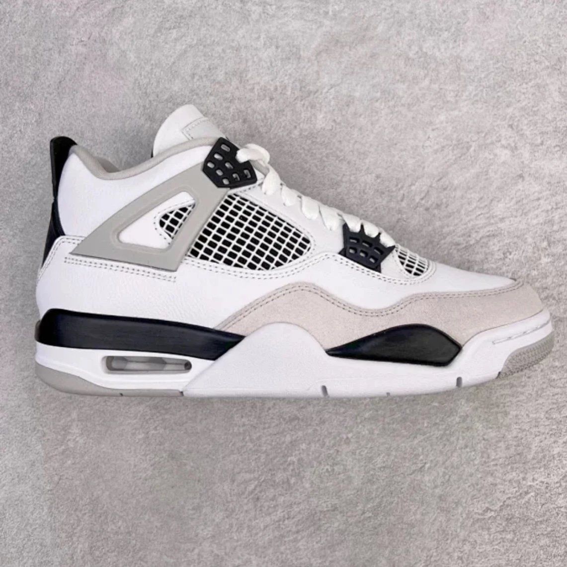 Jordan Air Jordan 4 Retro White Grey Shoes