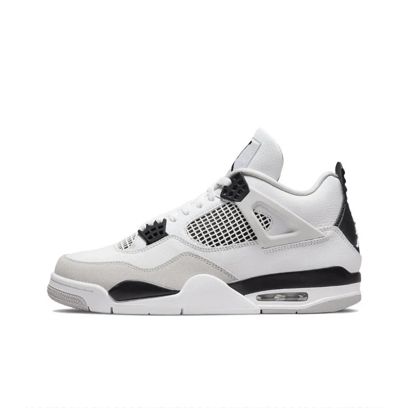 Jordan Air Jordan 4 Retro White Grey Shoes