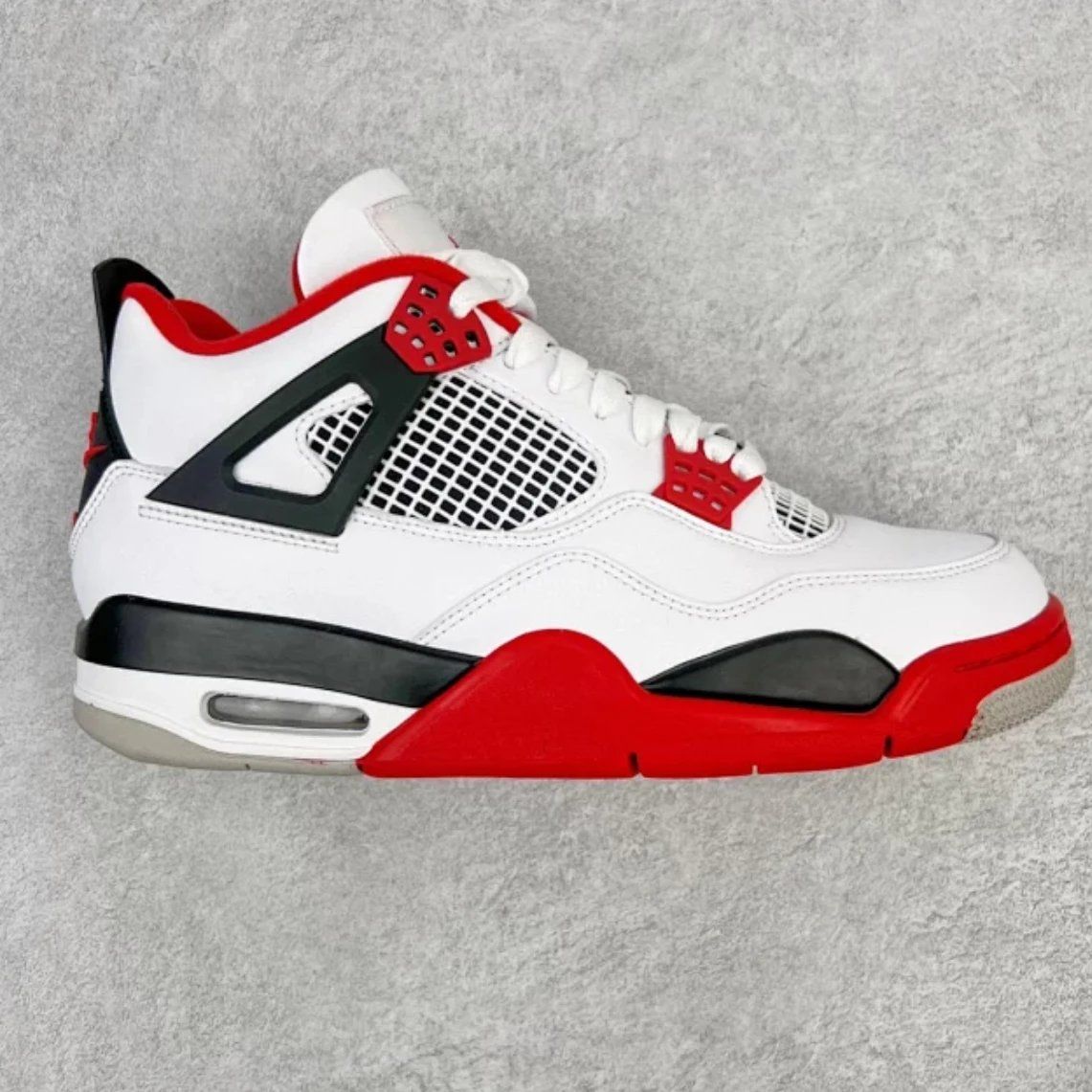Jordan Air Jordan 4 White Black Red Shoes
