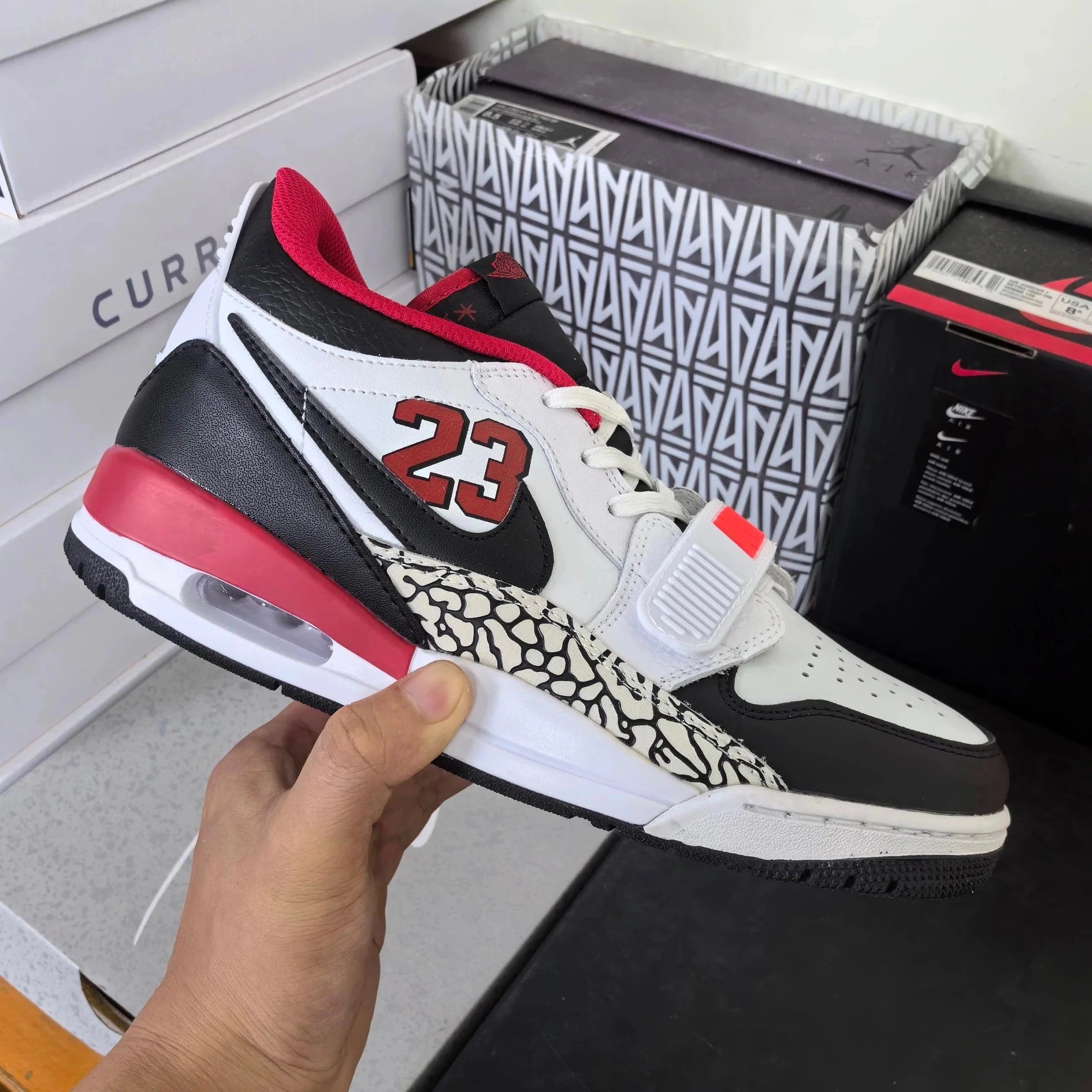Jordan Air Jordan Legacy 312 White Black Red Shoes