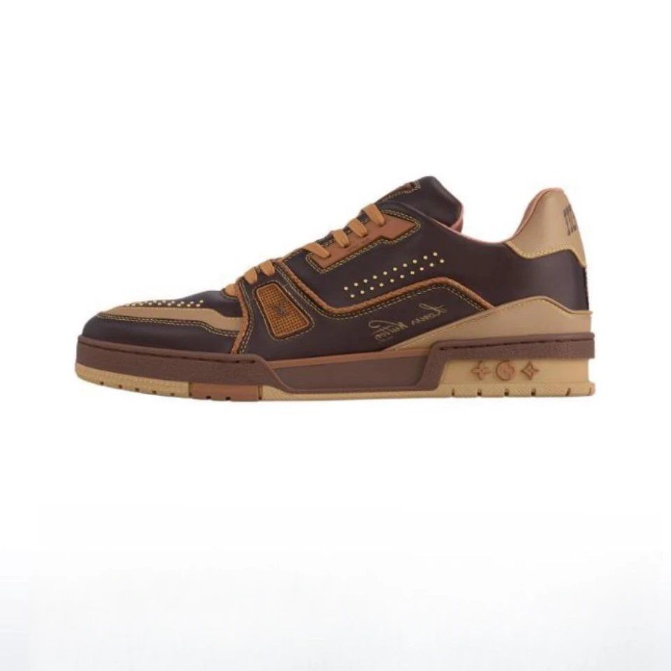Louis Vuitton LV Trainer Sneaker Dark Brown Shoes