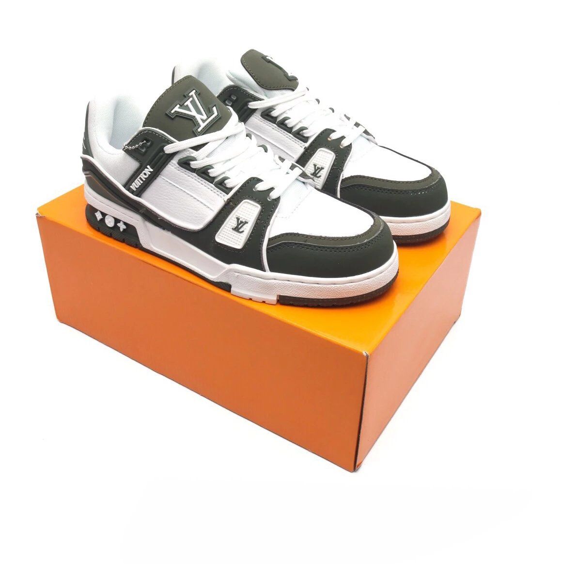 Louis Vuitton LV Trainer Sneaker White Black Shoes