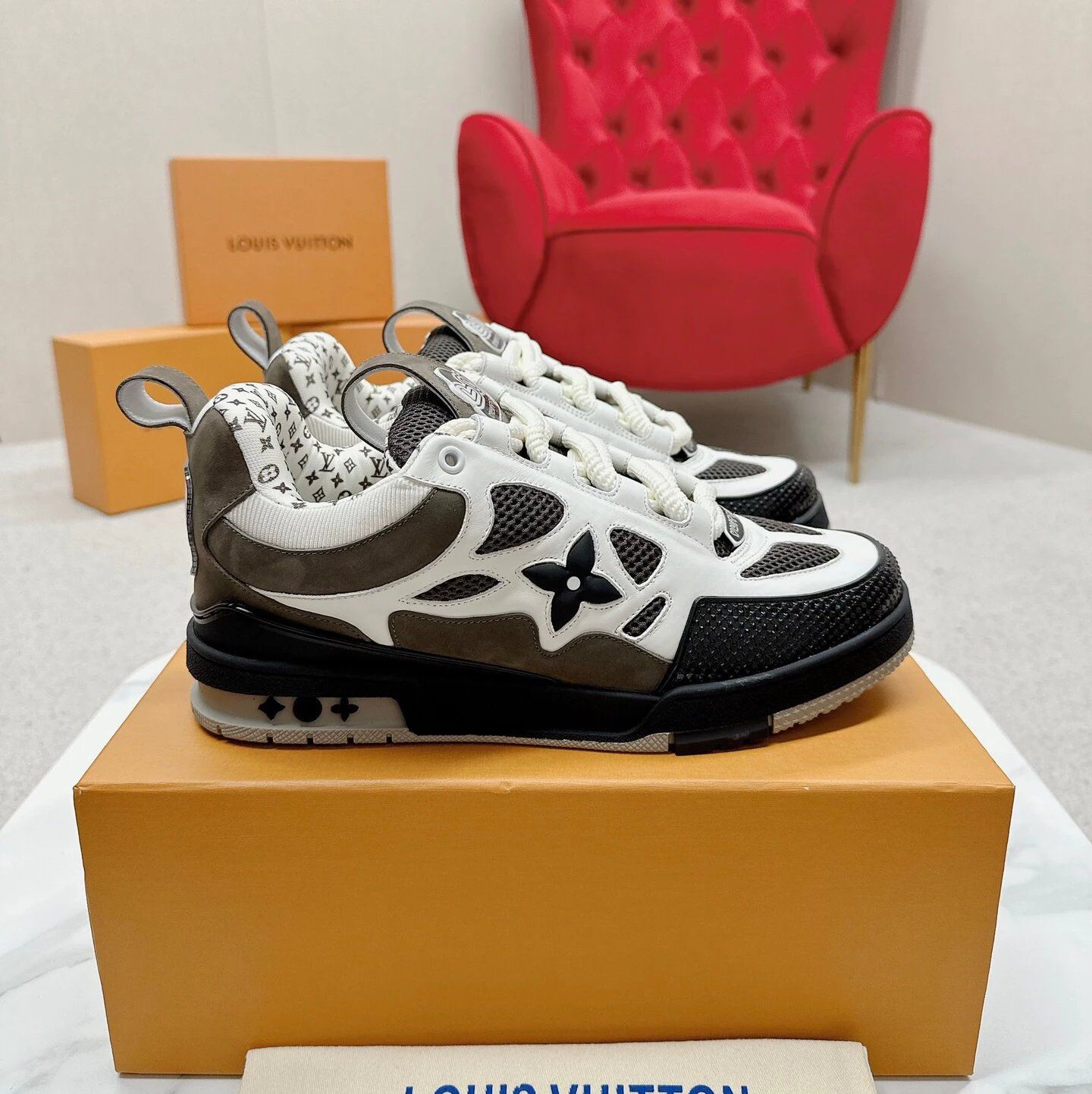 Louis Vuitton LV Trainer Sneaker White Shoes