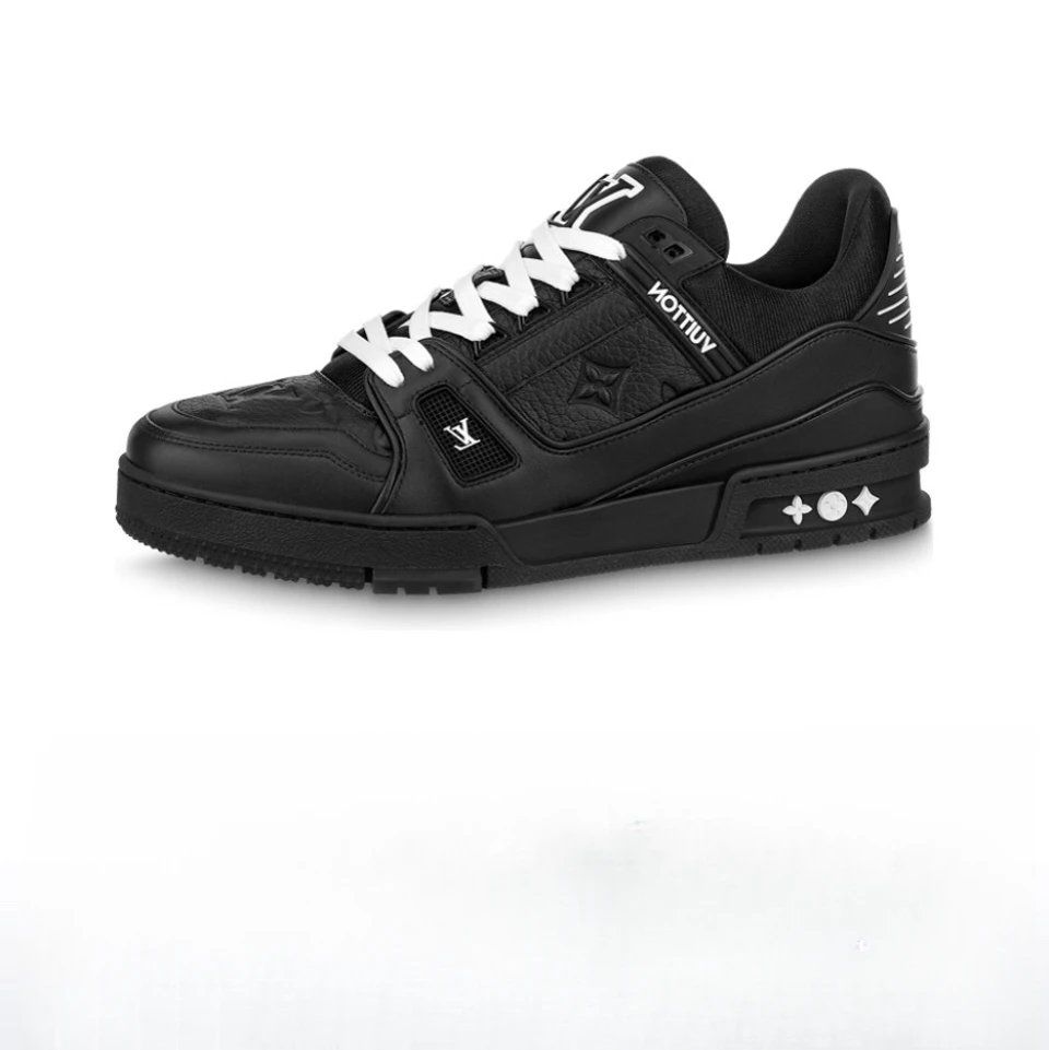 Louis Vuitton Tambour Sneaker Black Shoes