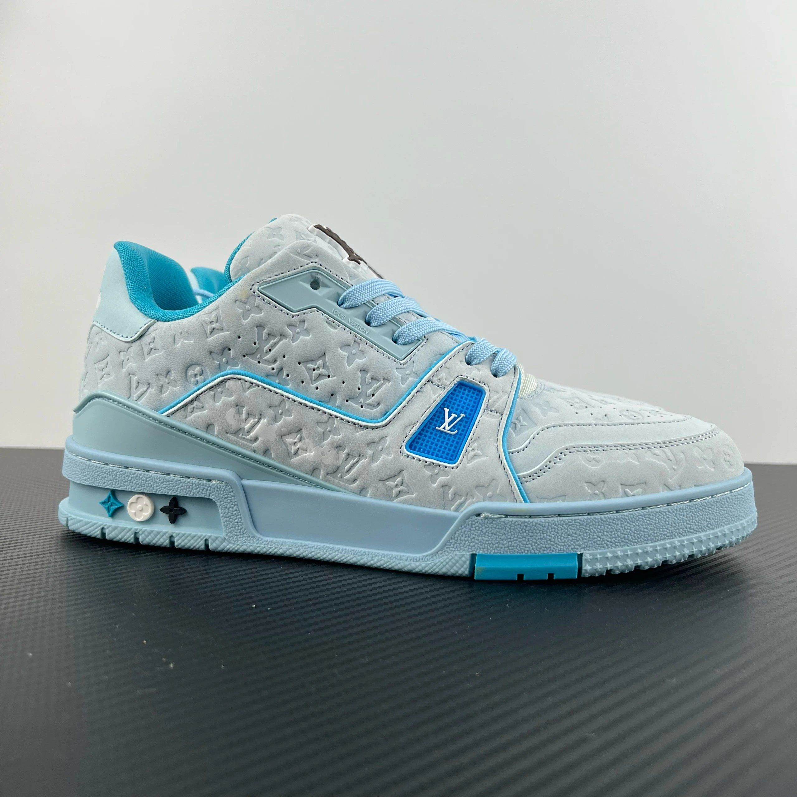 Louis Vuitton Tambour Sneaker Light Blue Shoes