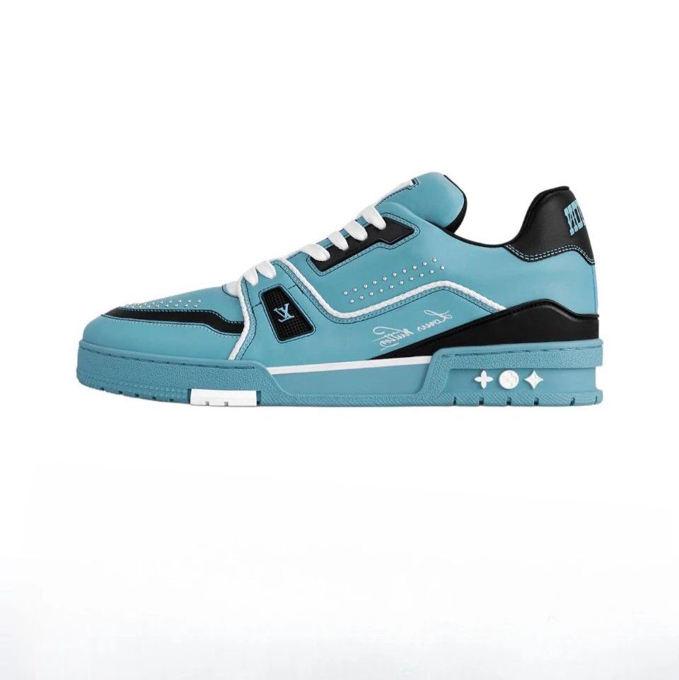 Louis Vuitton Tennis Sneaker Turquoise Shoes