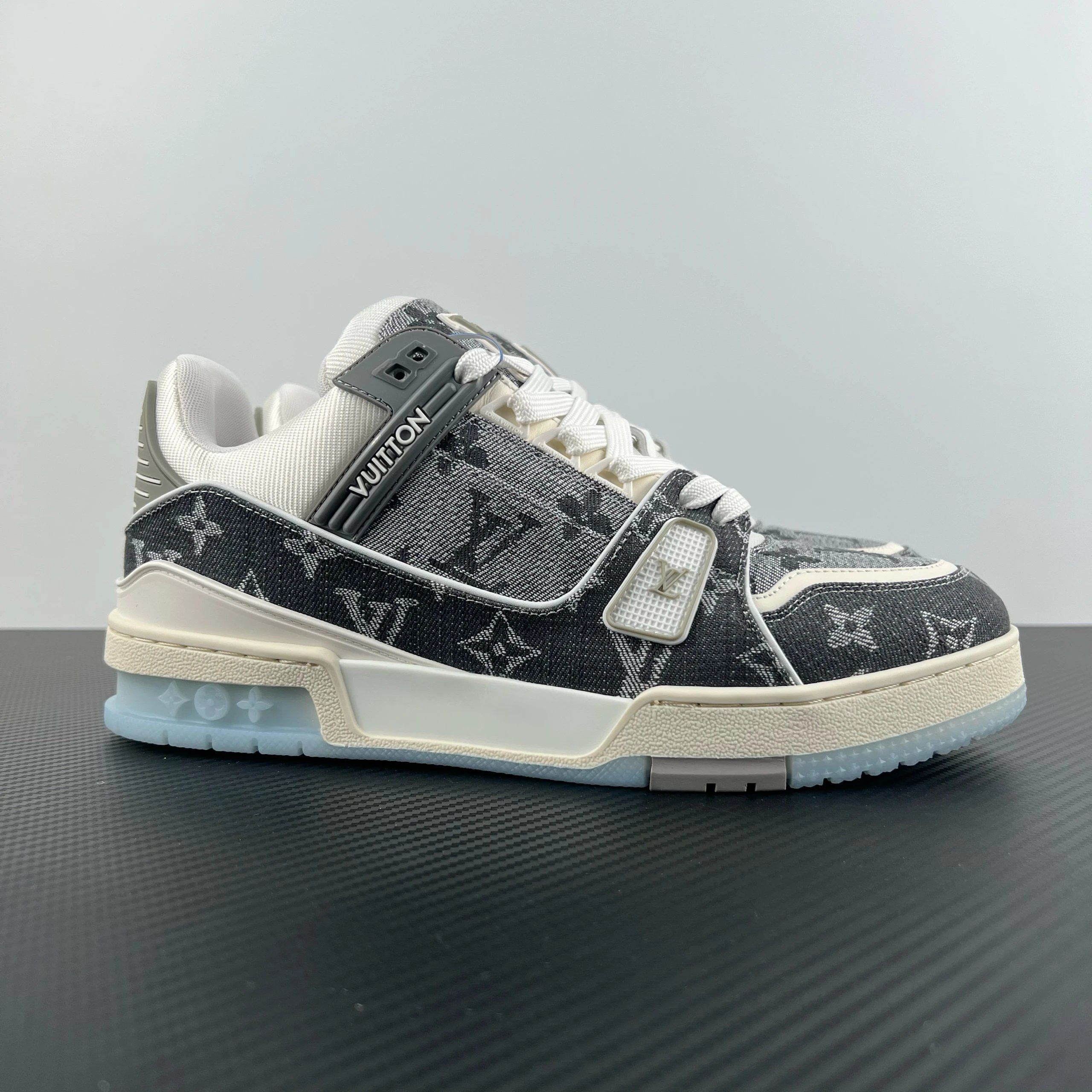 Louis Vuitton Trainer Sneaker Black Shoes