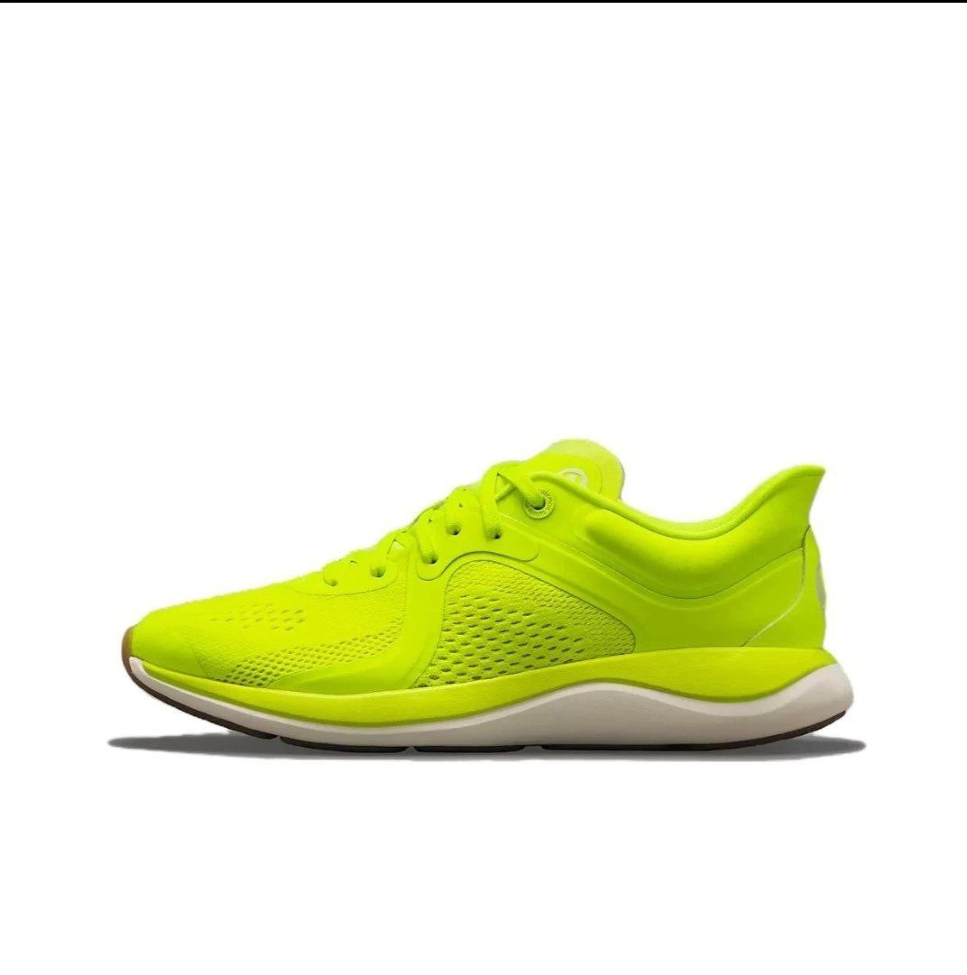 lululemon Run Flyknit Light Lemon Yellow Running Shoes
