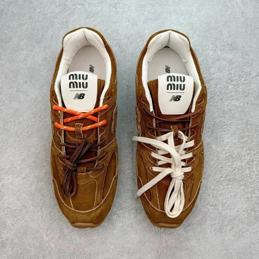 MIU MIU New Balance Collaboration Sneakers Brown Shoes