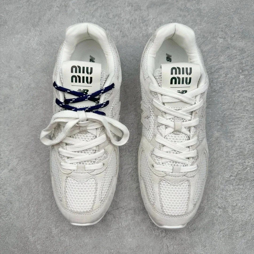 MIU MIU New Balance Collaboration Sneakers White Shoes