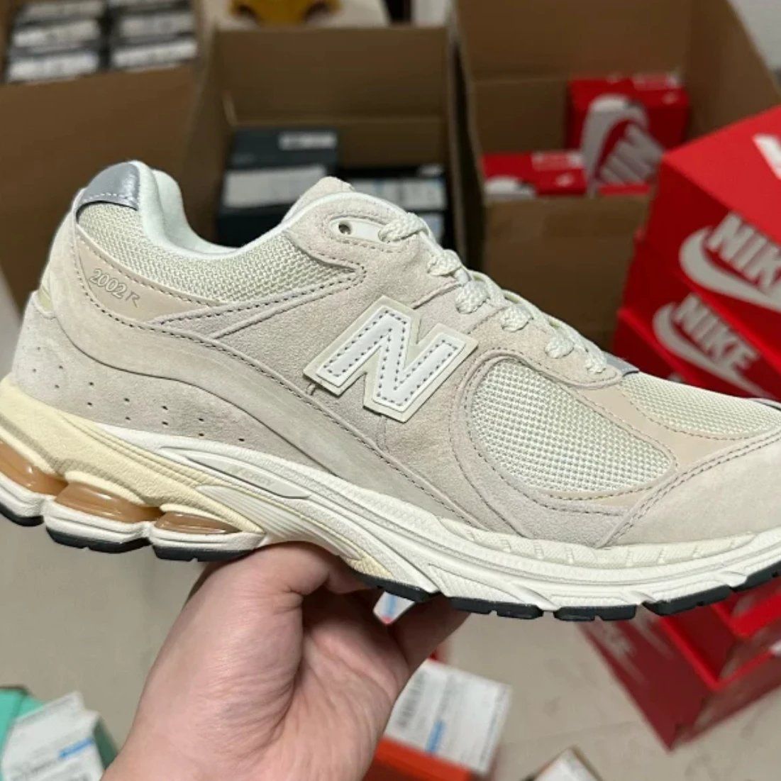 New Balance 2002R Beige Shoes