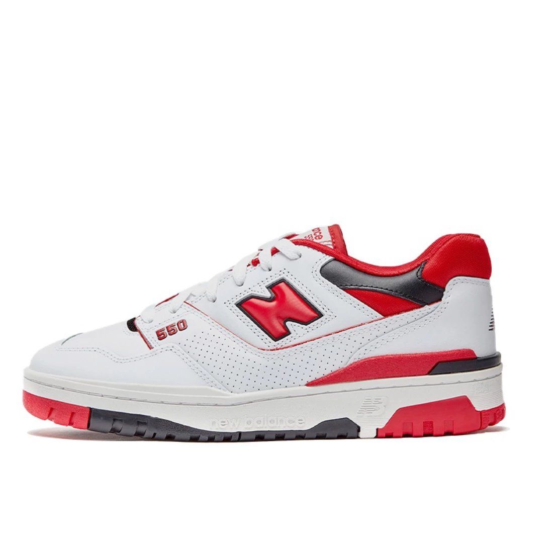 New Balance 550 Sneaker White Red Shoes