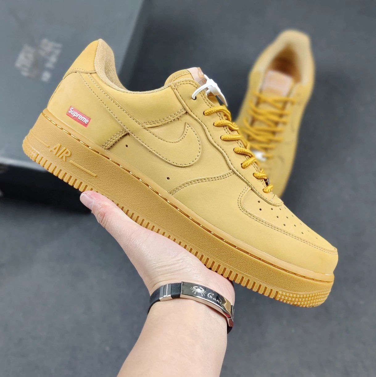Nike Air Force 1 Mustard Yellow Shoes