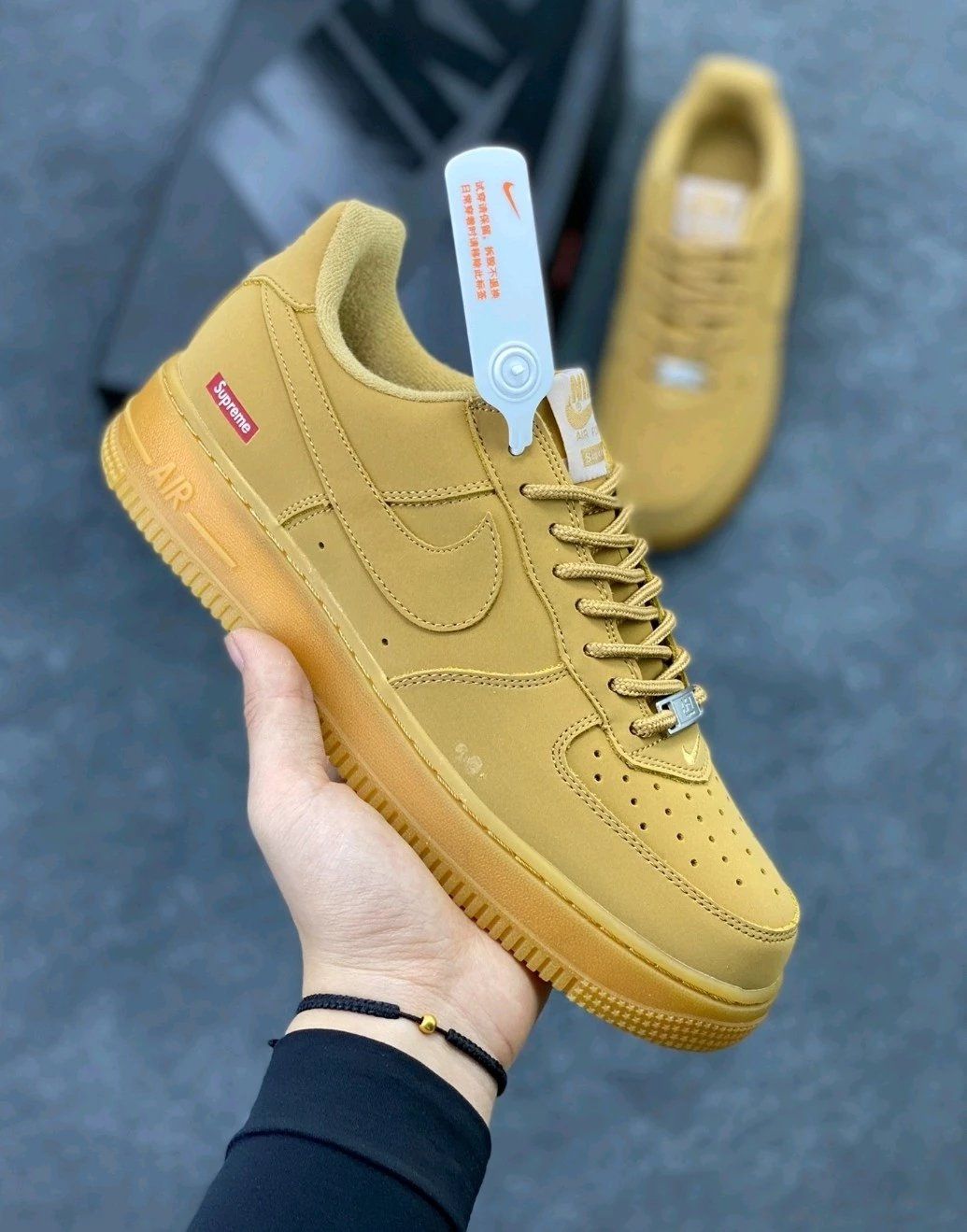 Nike Air Force 1 Mustard Yellow Shoes