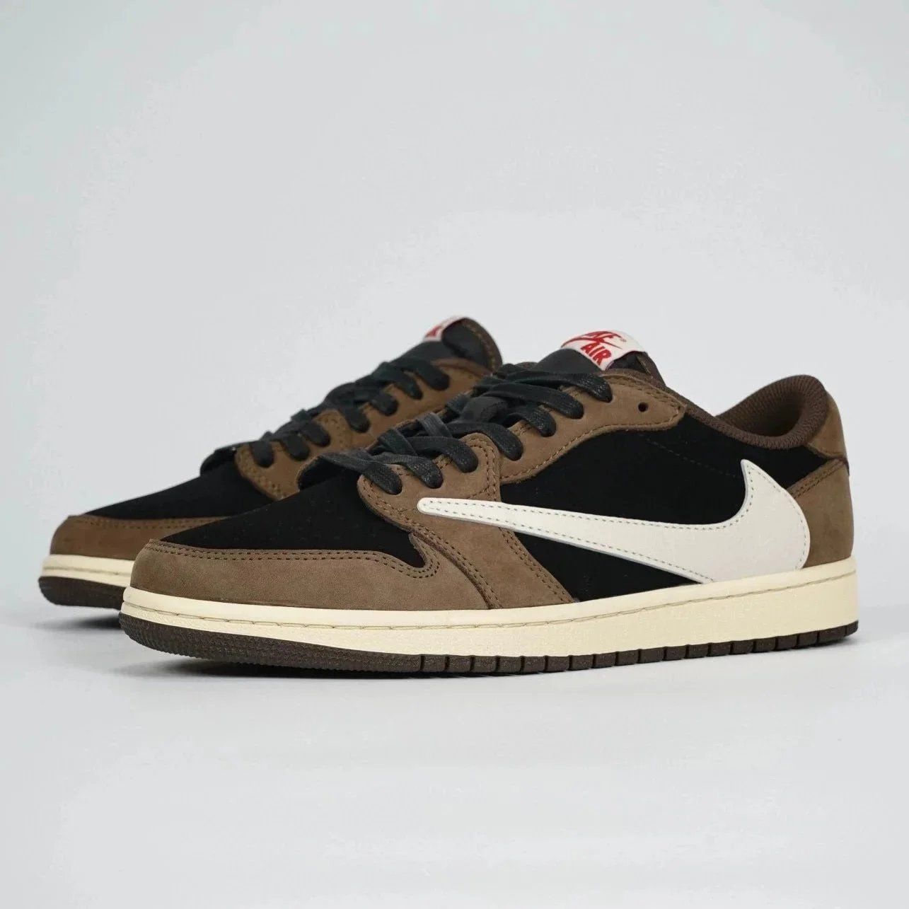 Nike Air Jordan 1 Low Black Brown Shoes