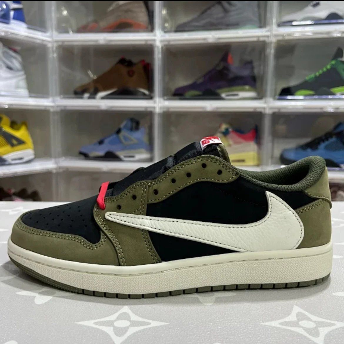 Nike Air Jordan 1 Low Olive Green Shoes
