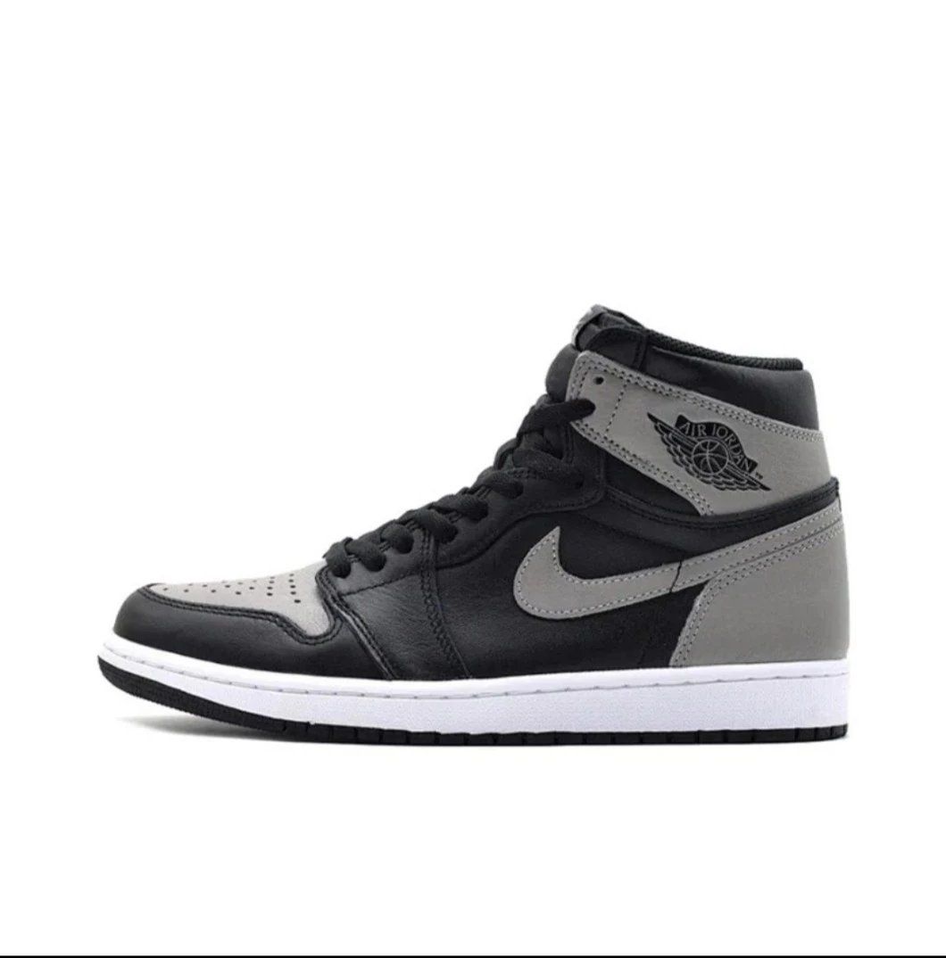 Nike Air Jordan 1 Mid Black Grey Shoes