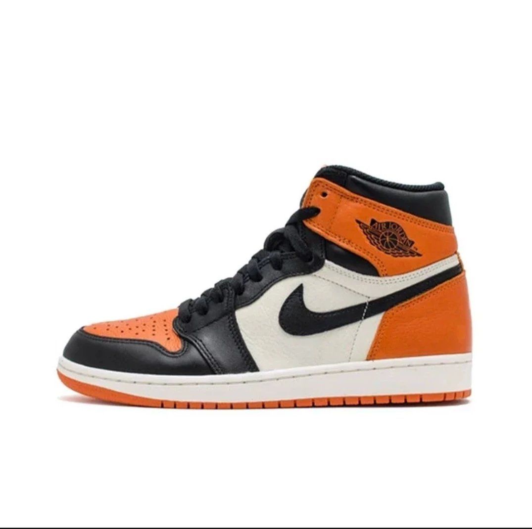 Nike Air Jordan 1 Mid Orange Shoes