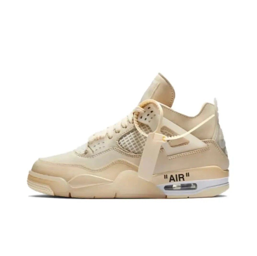 Nike Air Jordan 4 Retro Off-White Beige Shoes