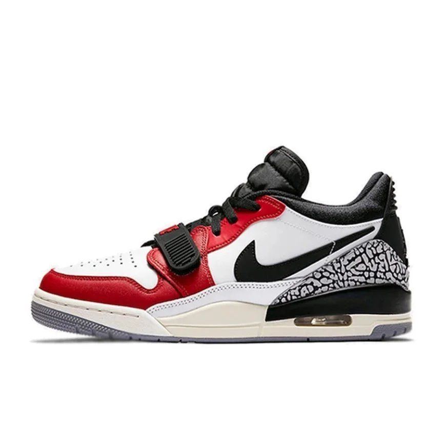 Nike Air Jordan Legacy 312 Low White Red Black Shoes