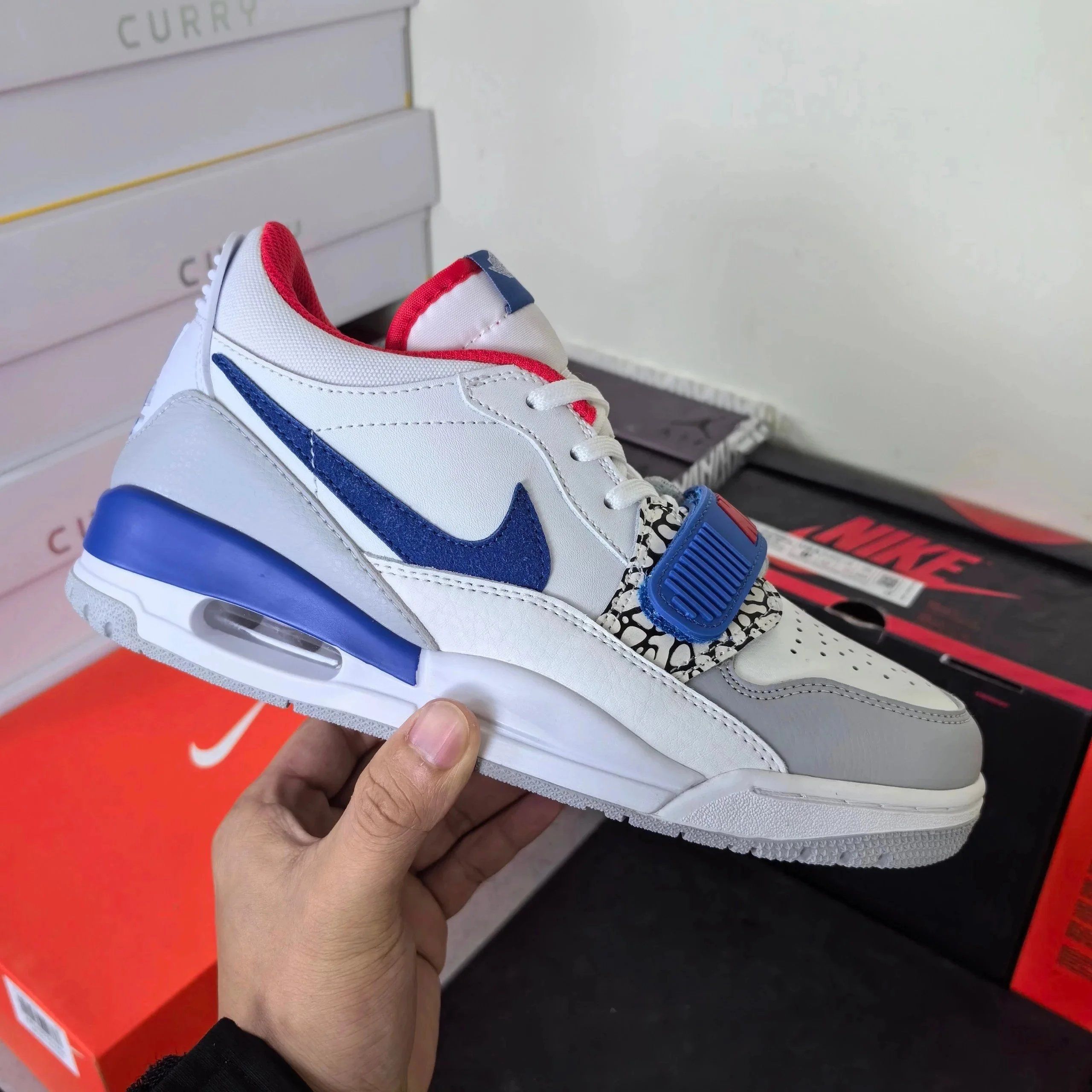 Nike Air Legacy 312 White Blue Shoes