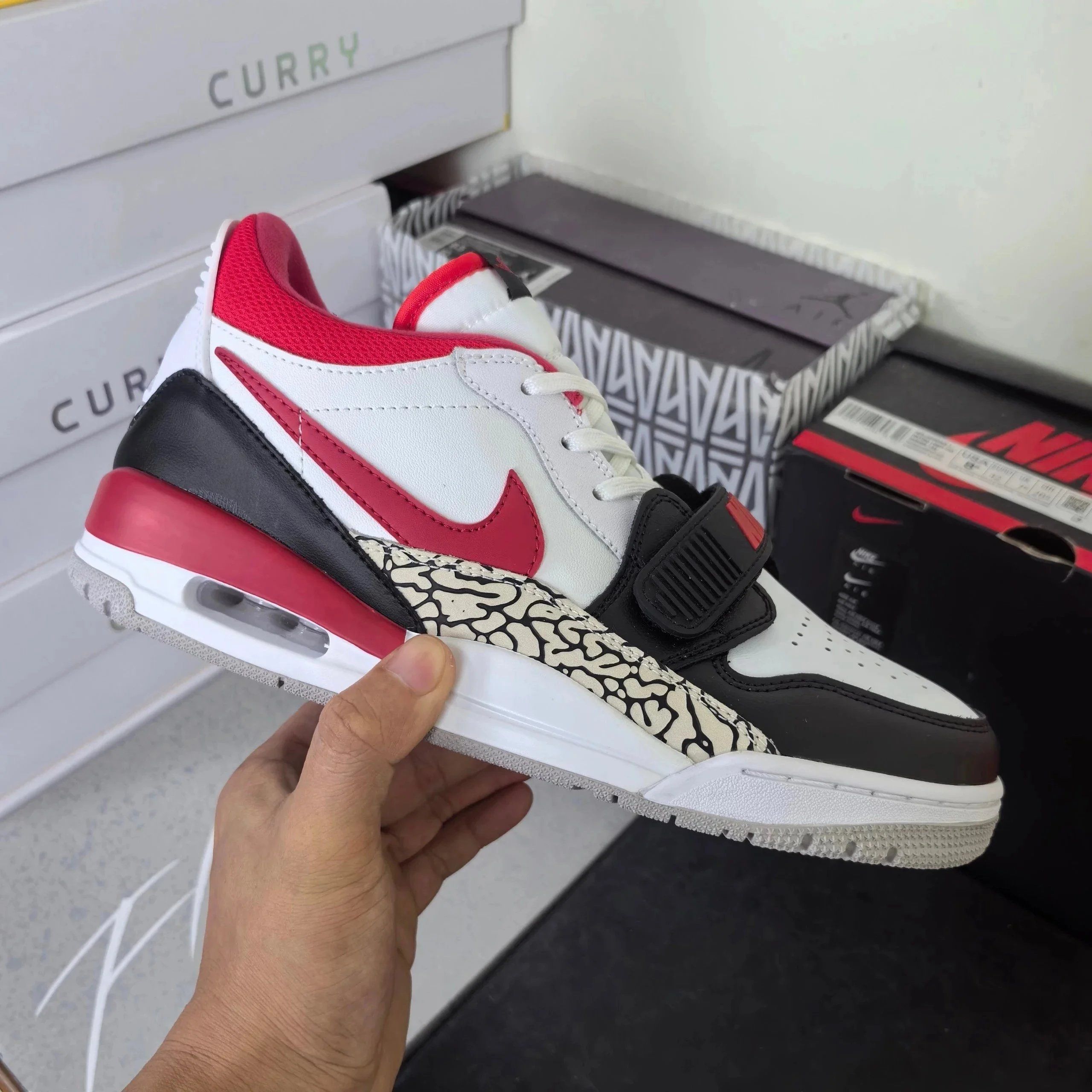 Nike Air Legacy 312 White Red Shoes
