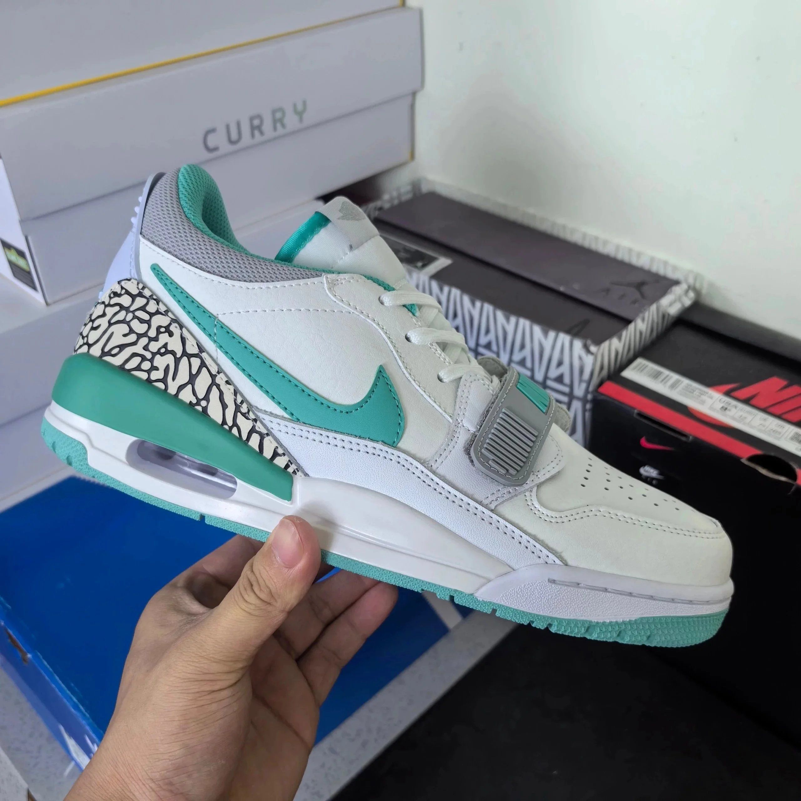 Nike Air Legacy 312 White Teal Shoes