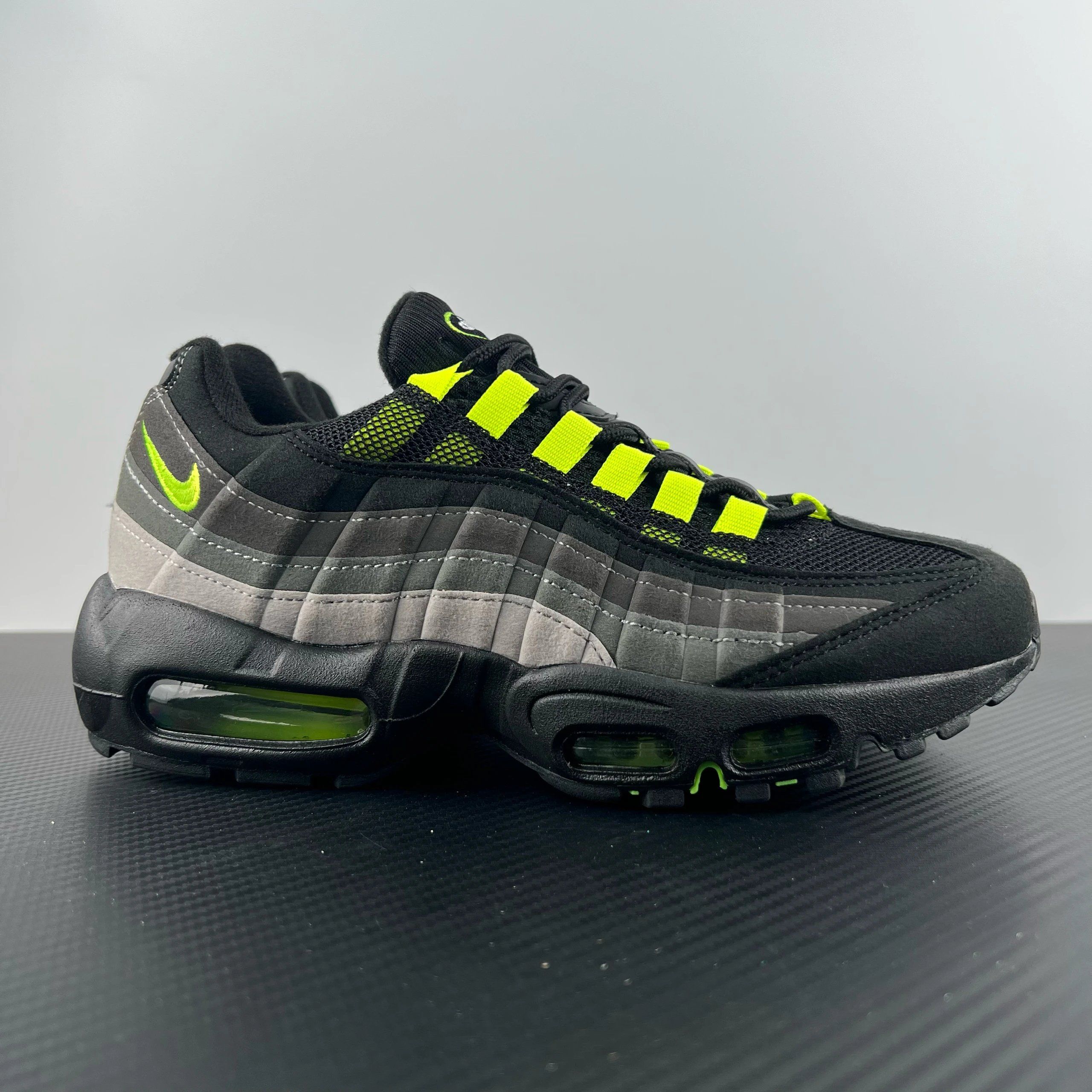 Nike Air Max 95 Black Neon Yellow Shoes