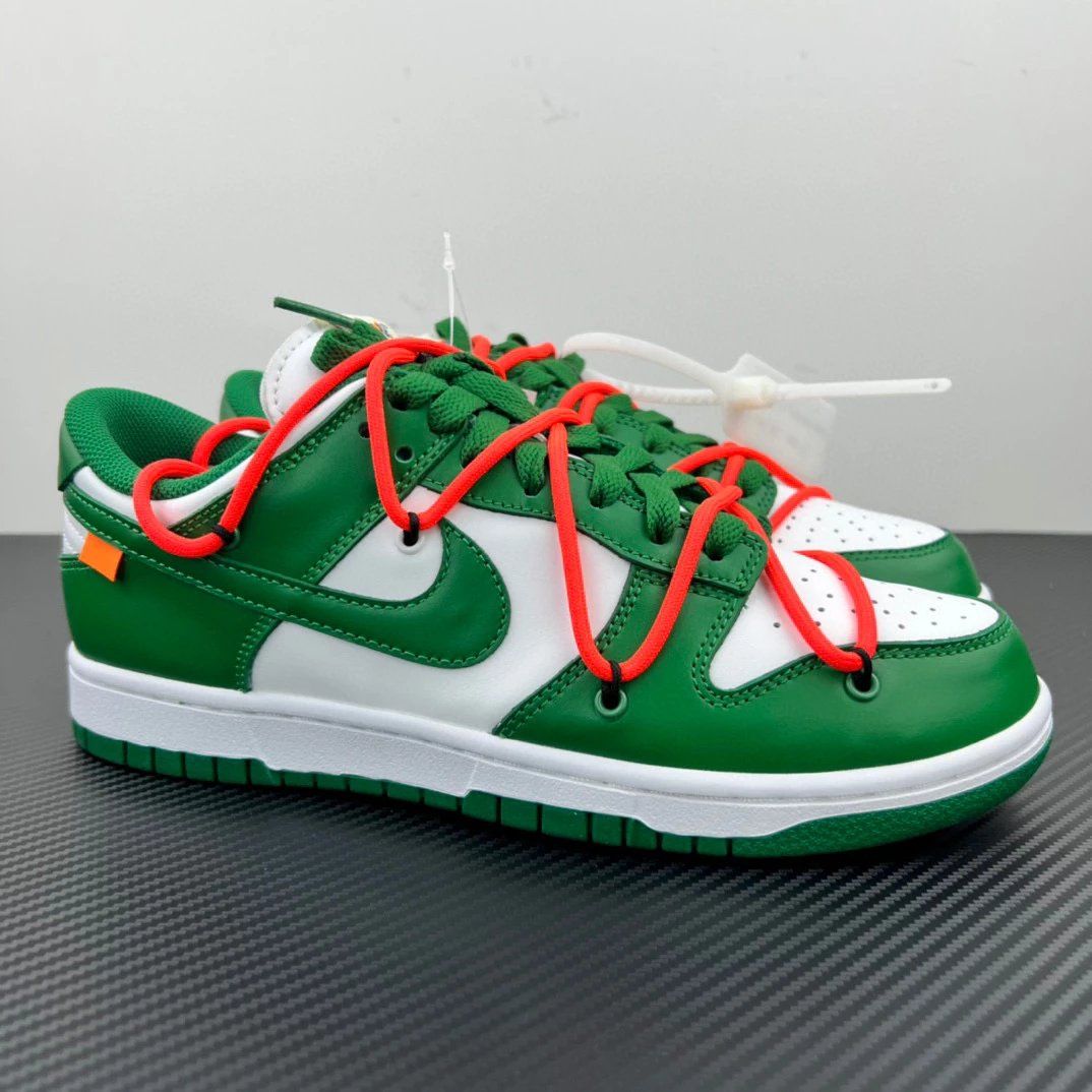 Nike Dunk Low Green White Shoes