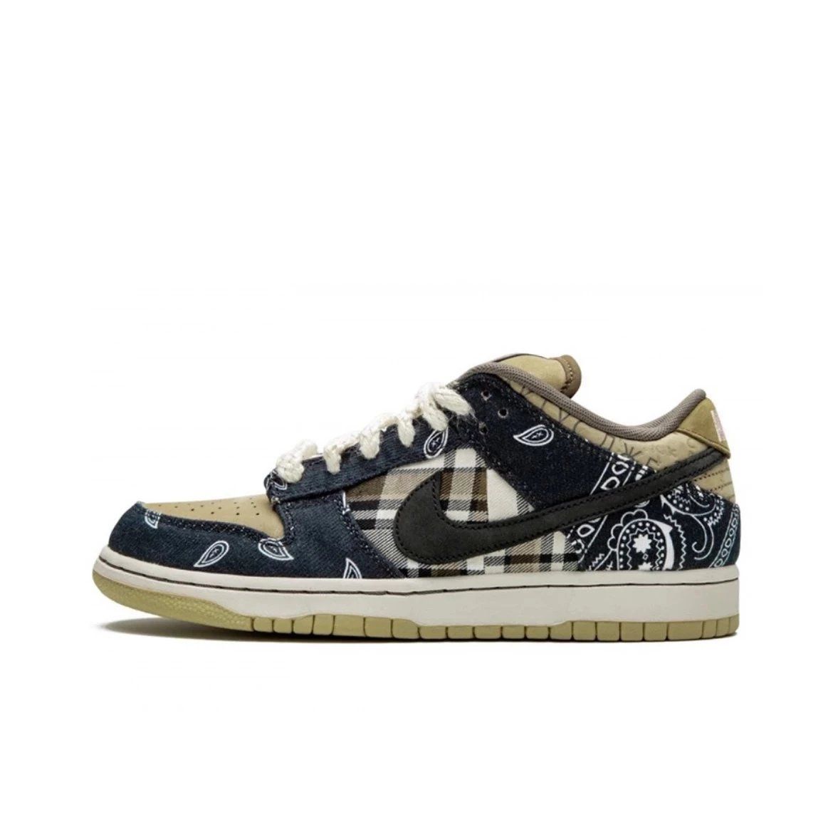 Nike Dunk Low Navy Beige Shoes