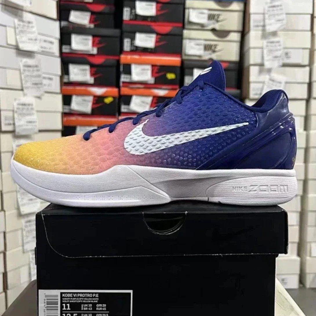 Nike Kobe VI Protro P.E. Yellow Purple Shoes