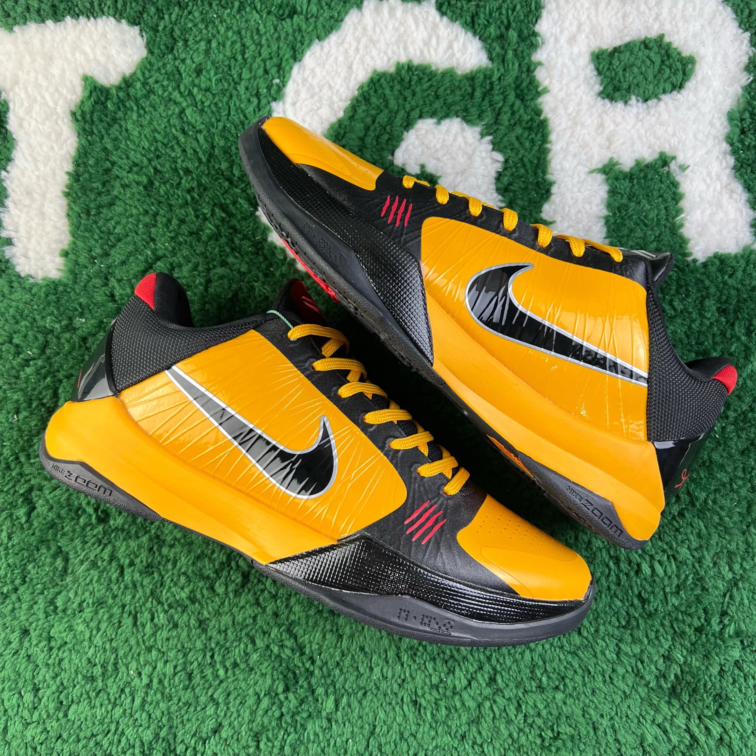 Nike Zoom Basketball Shoe Yellow Shoes