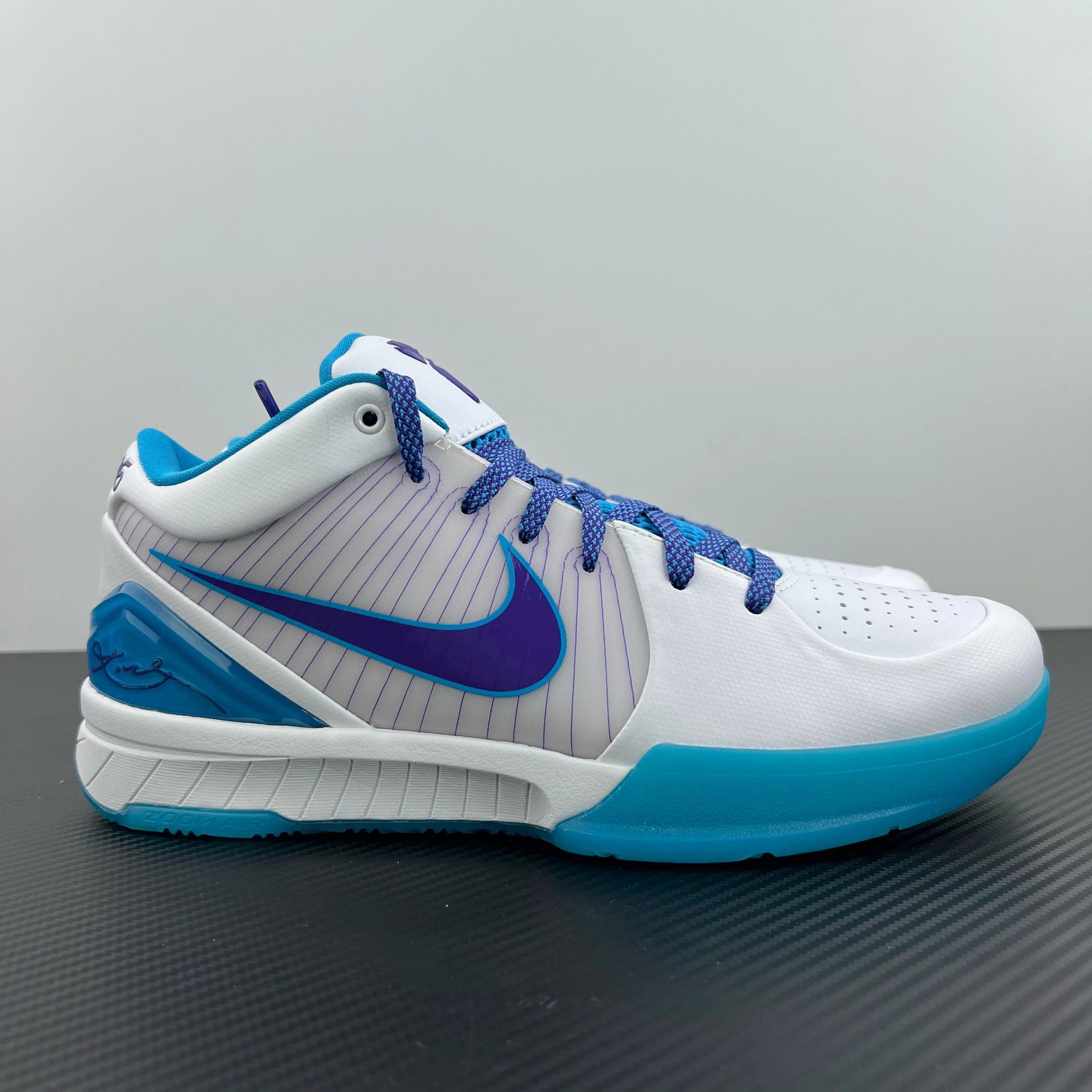 Nike Zoom Kobe 1 White Blue Purple Shoes