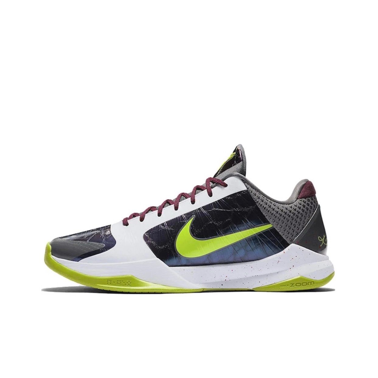 Nike Zoom Kobe 9 White Black Neon Green Shoes