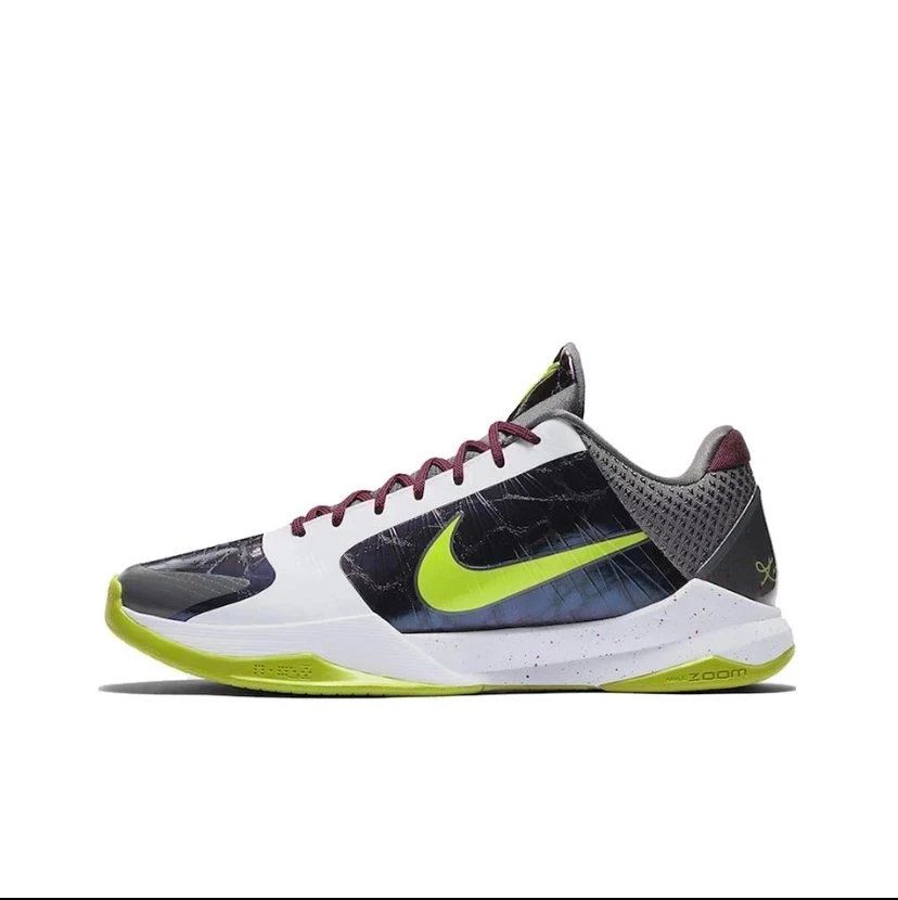 Nike Zoom Kobe White Black Neon Yellow Shoes