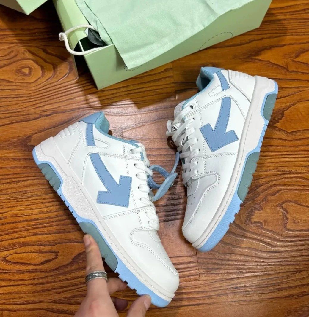 Off-White Arrow Sneakers White Light Blue Sneakers