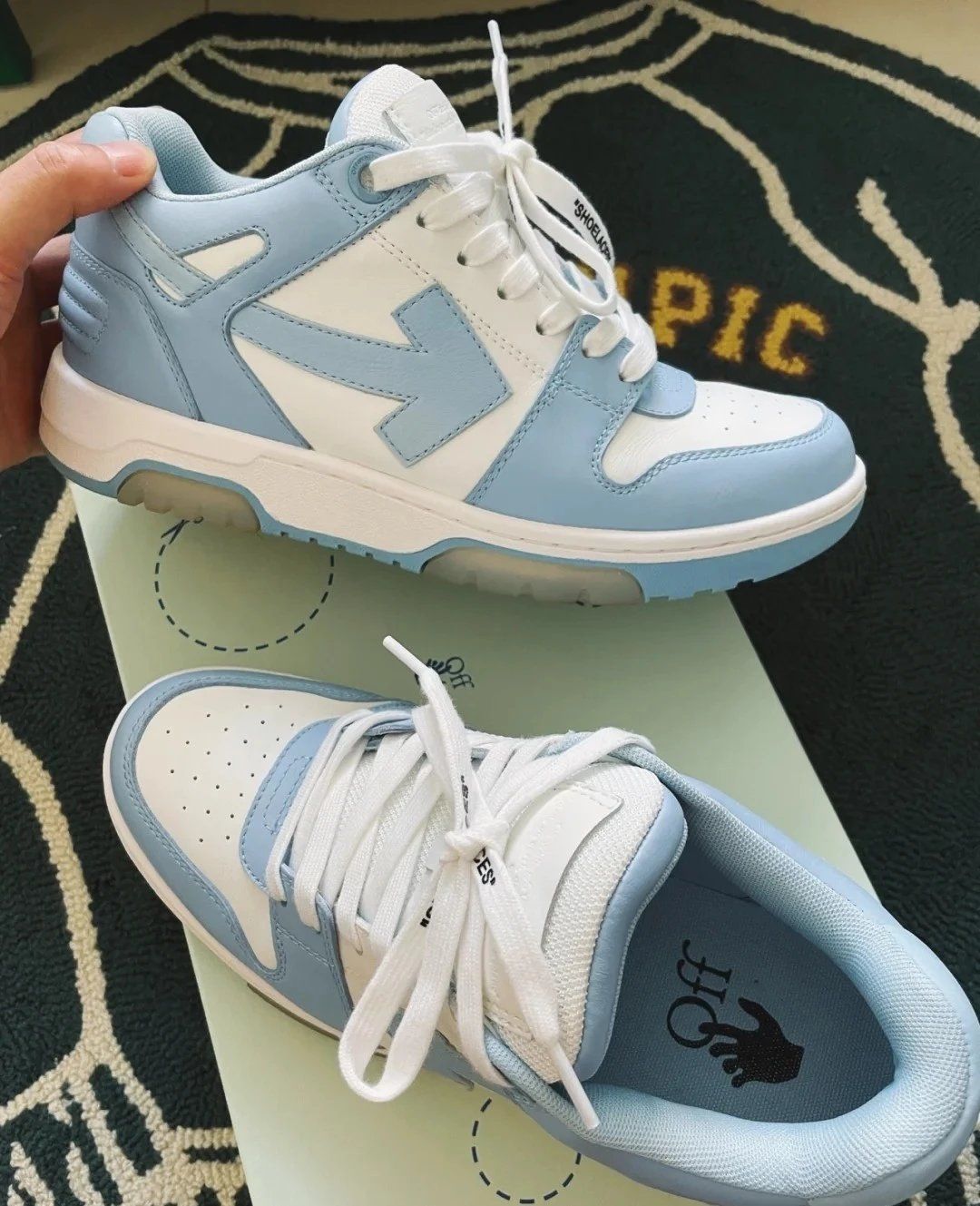 Off-White Blue Sneakers