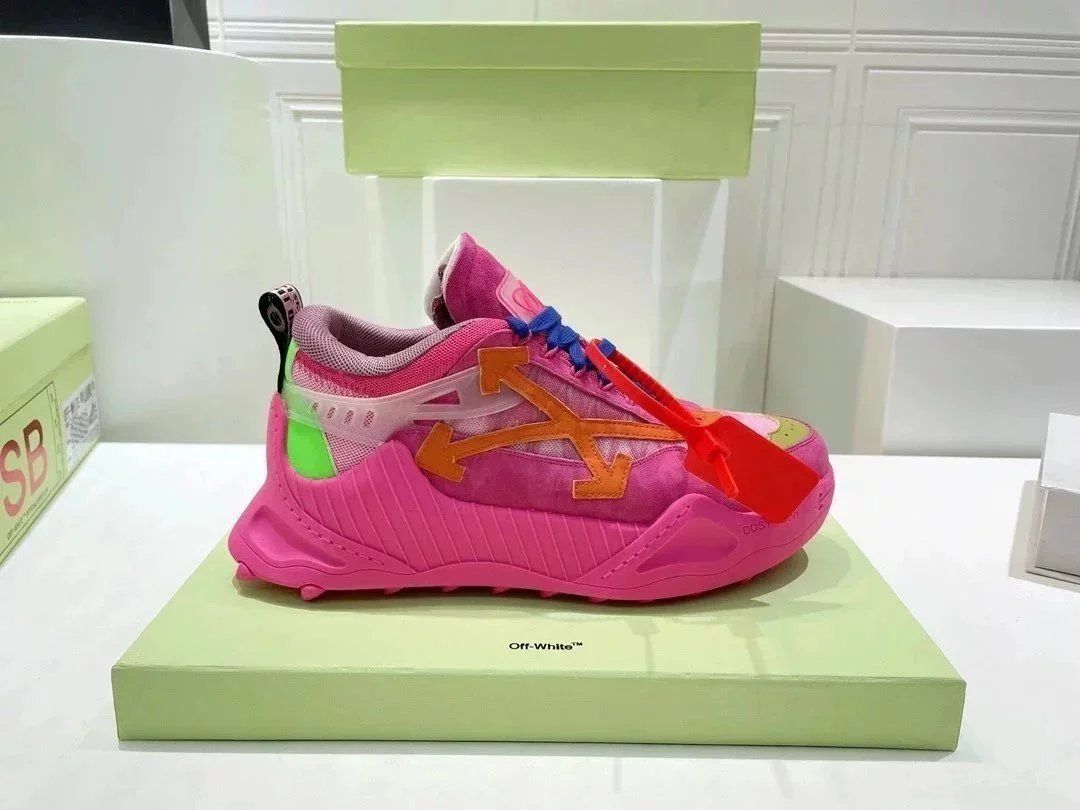 Off-White Industrial Runner Sneaker Pink Shoes